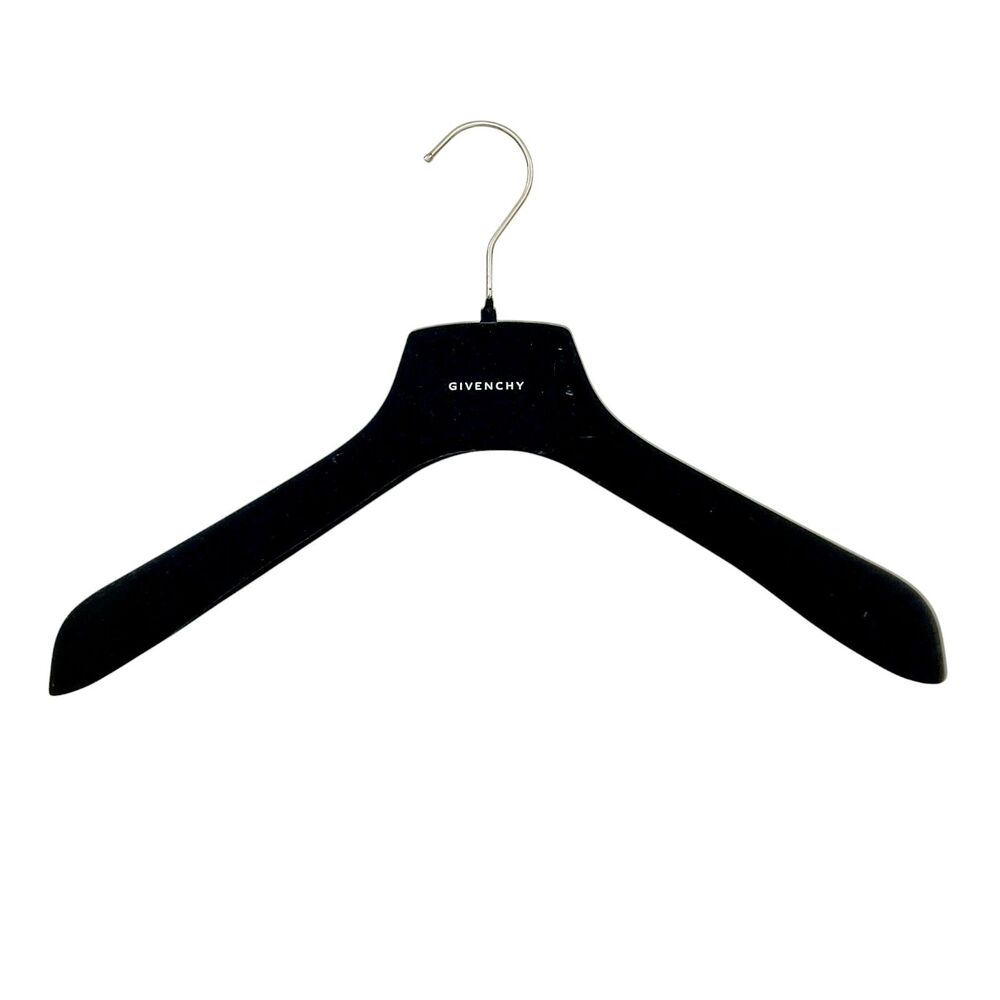 Vintage Givenchy Velvet Clothes Hanger Designer Luxury Black Blazer Coat Jacket
